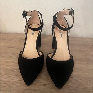 Alex Marie Suede Block Heel